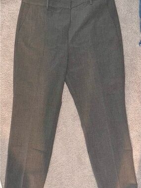 J. Crew Gray Straight-Leg Dress Pants